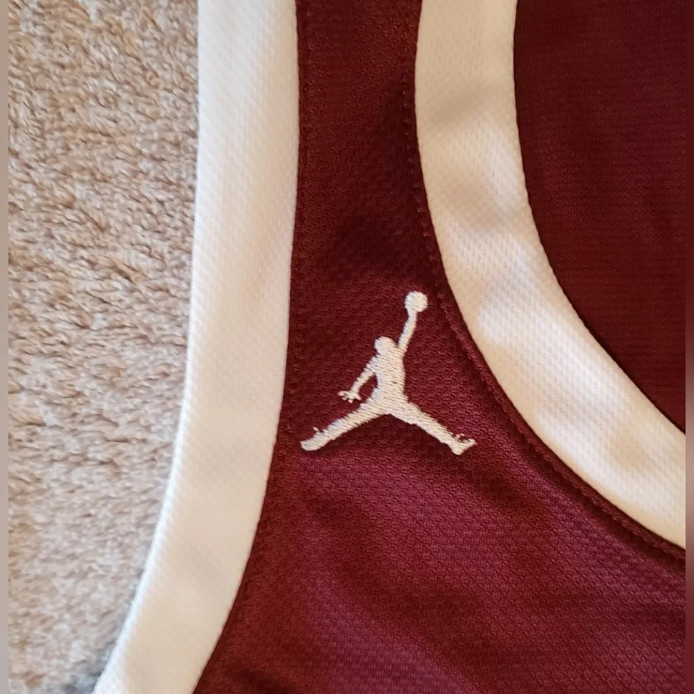Women's Nike Jordan Jumpman Basketball Jersey Maroon/White Size XS